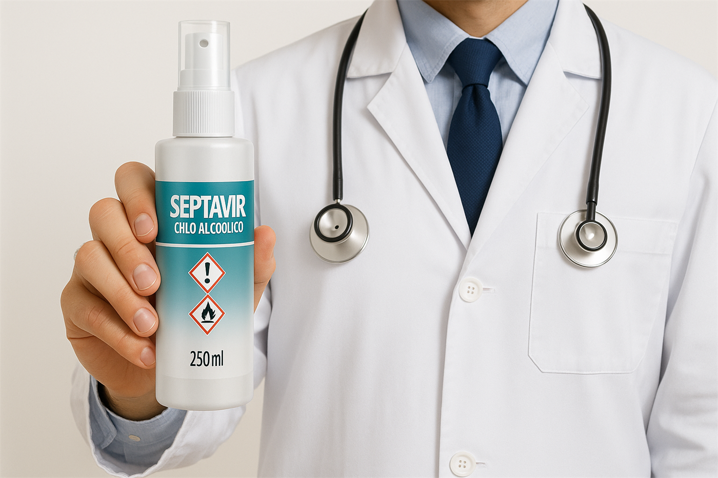 Disinfettante con Clorexidina: Sicurezza e Igiene con Septavir Chlo Alcolico