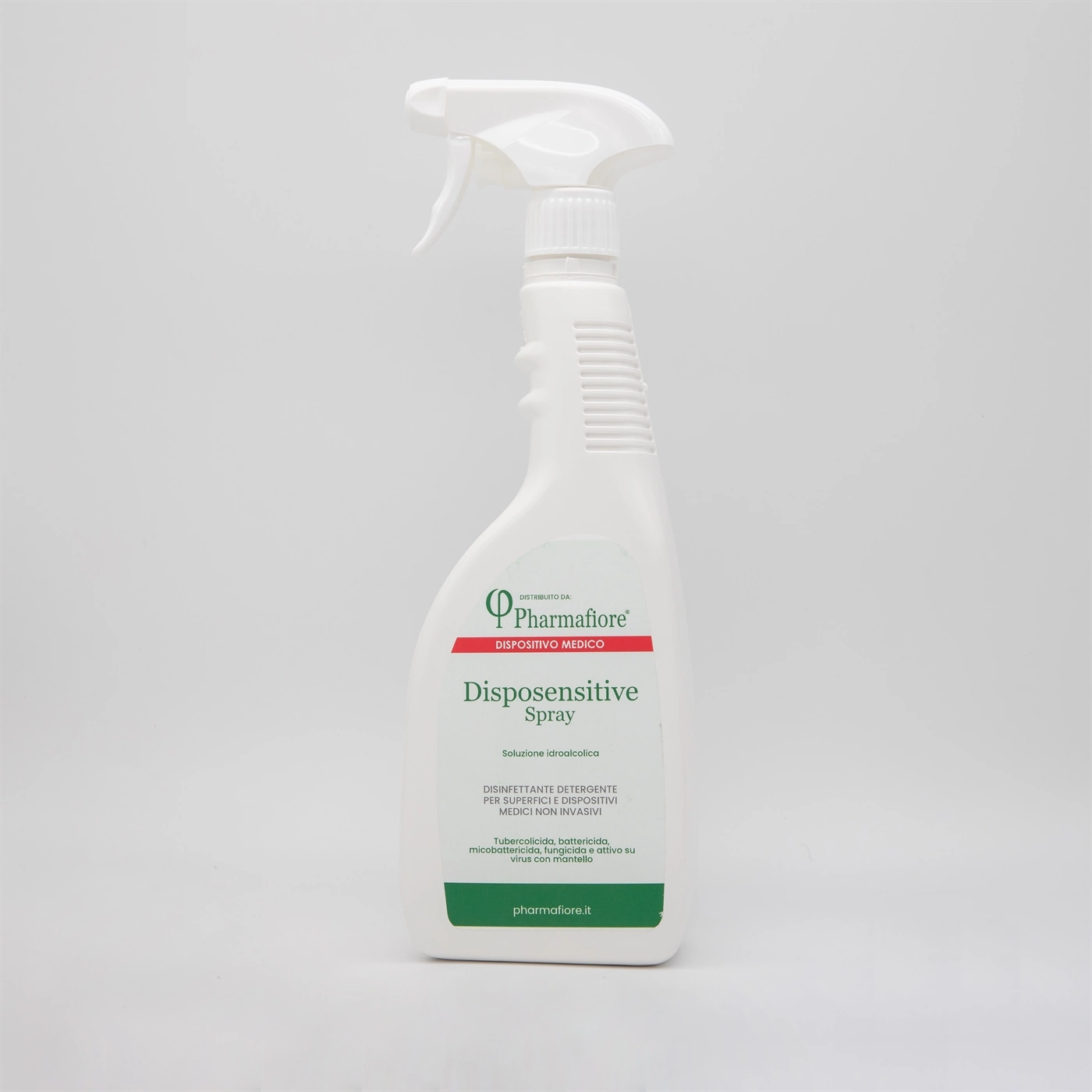 Disinfettante per dispositivi medici e superfici, campo sanitario e  laboratoristico, PHARMAFIORE DISPOSENSITIVE SPRAY, flacone con spruzzino da  750 ml