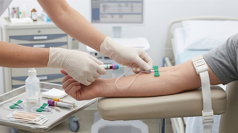 Il prelievo del sangue venoso