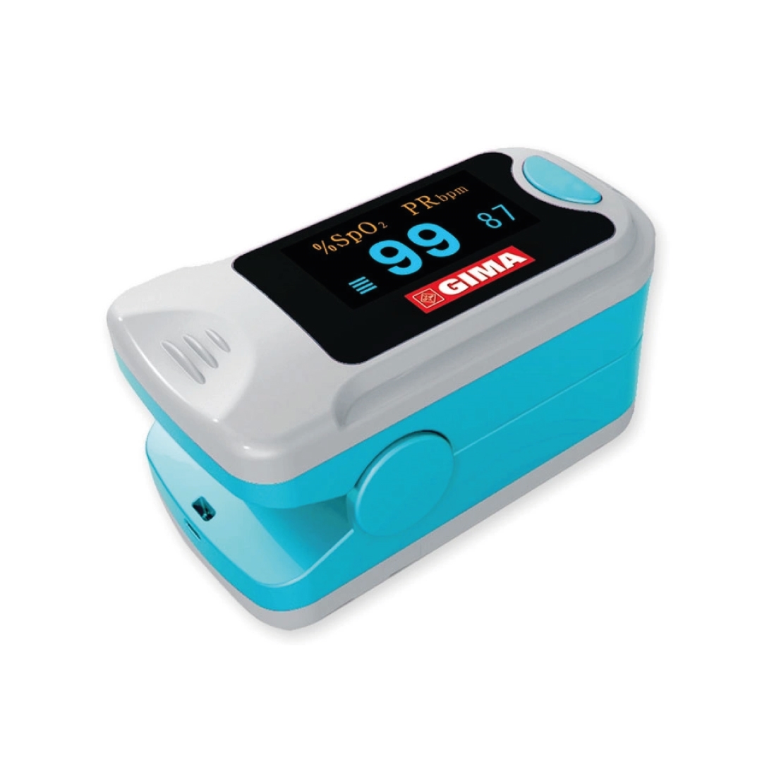 Pulsossimetro OXY-3 Saturimetro da dito professionale Misura il livello di ossigeno nel sangue e il battito cardiaco