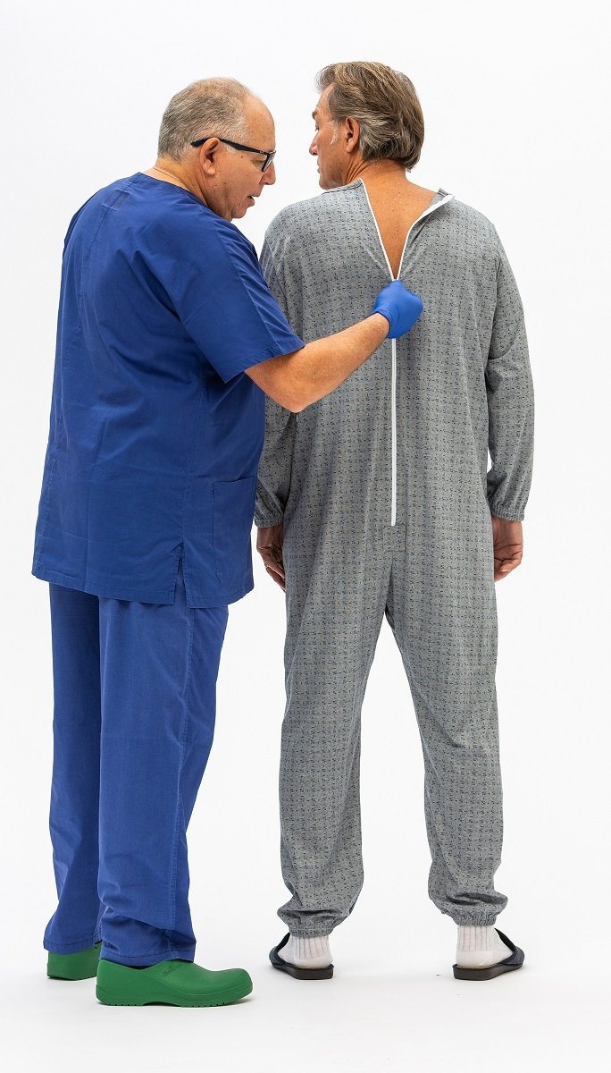 pigiama sanitario 1 zip manica lunga