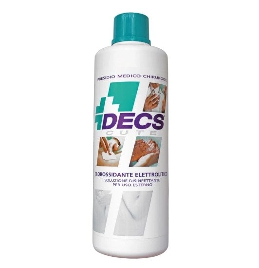 Pharmafiore - DECS CUTE Disinfettante per cute integra clorossidante  elettrolitico - flacone da 1000 ml