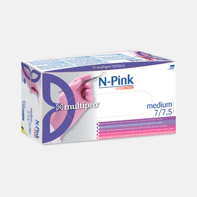 Guanti medicali in nitrile rosa monouso N-PINK S-M-L-XL