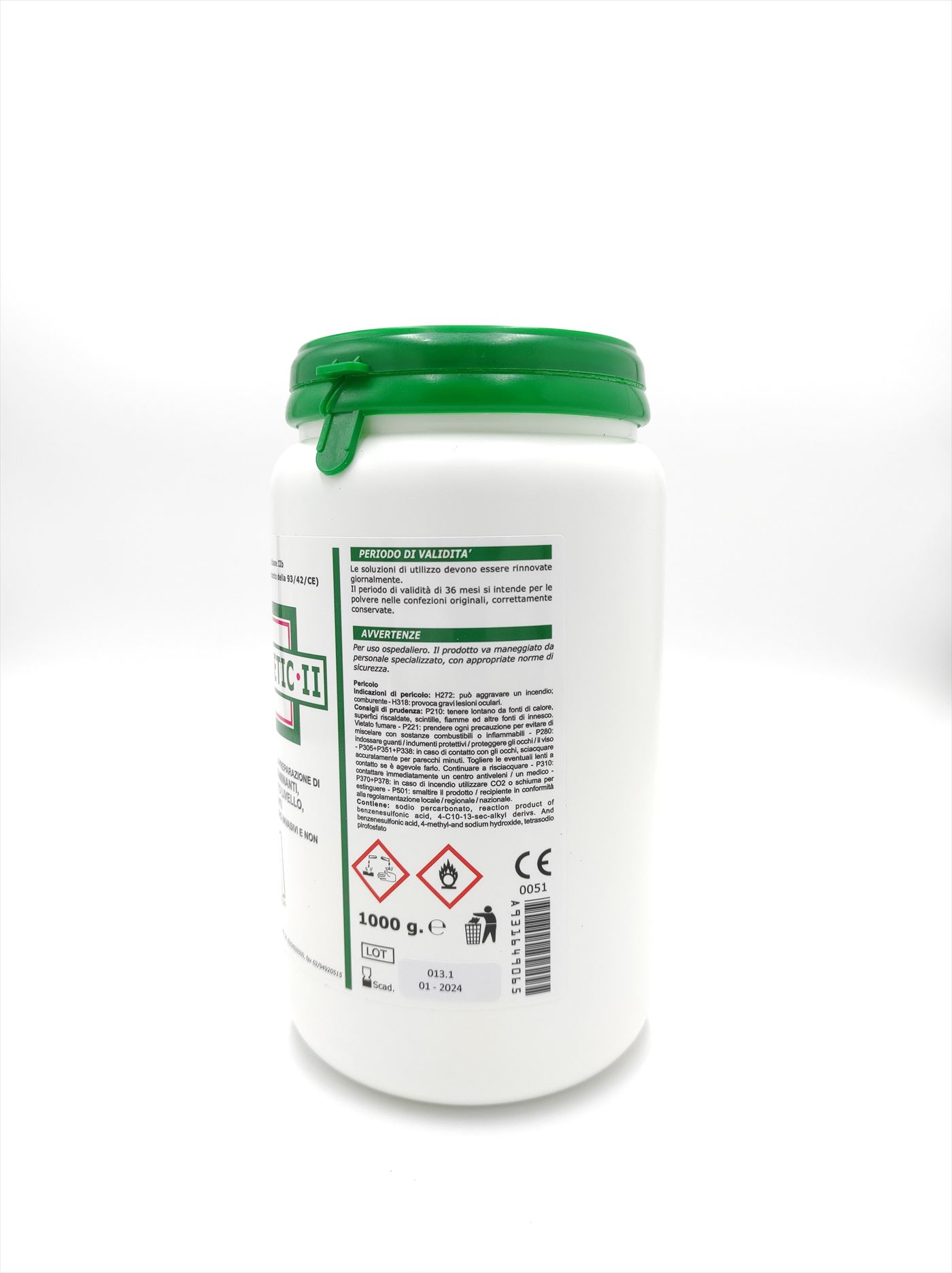 Disinfettante in polvere acido peracetico LH Peracetic II